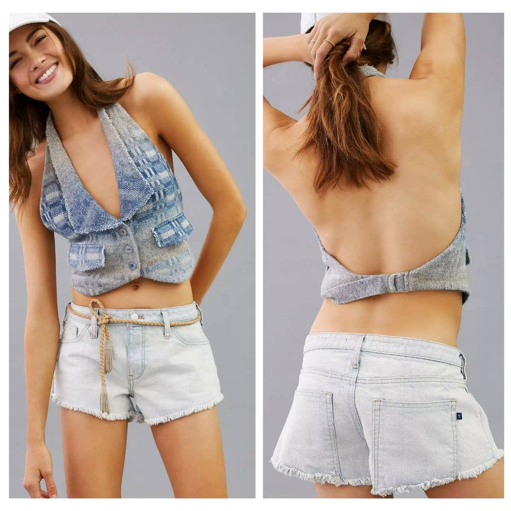 New Anthropologie Pilcro Denim Shortie Shorts - 30 Waist